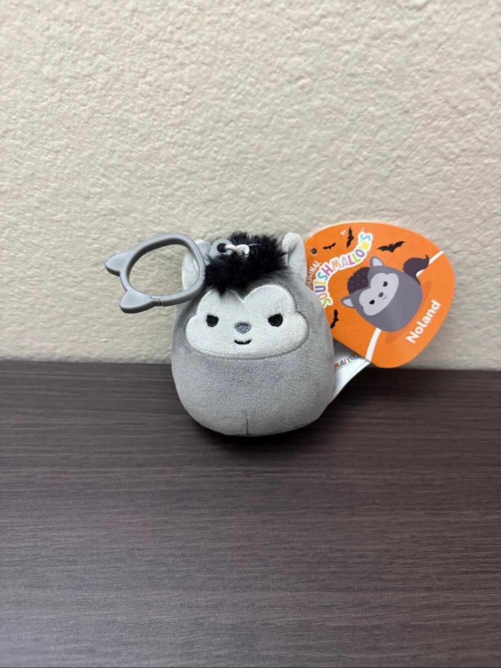 Squishmallows Noland The Wolf 3.5" Halloween Plush Keychain